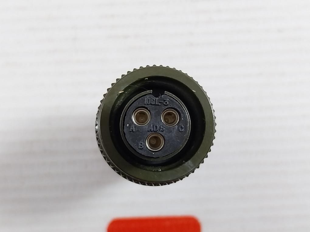 Amphenol Ms3106A 10Sl-3S 3 Way Circular Connector Plug
