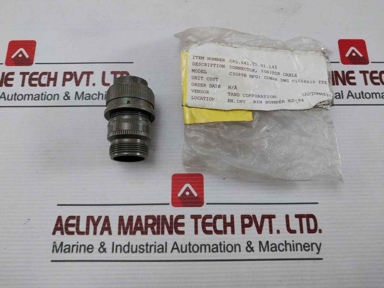 Amphenol Ms3106A18-3S 0348 Ignitor Cable Connector