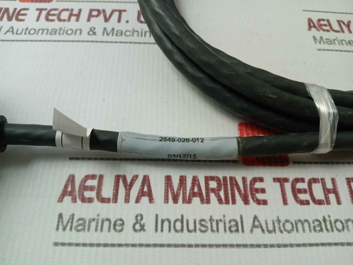 Amphenol 2649-026-012 Quick Disconnect Cable 3.5M Used