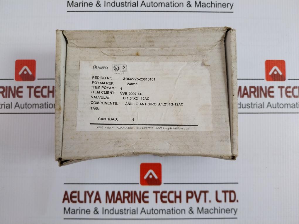Anti Rotation Ring Valve Component B.1.3’’x2’’-12Ac Ampo