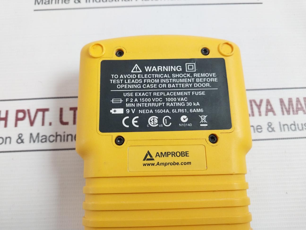 Amprobe Hd110C Heavy-duty Digital Multimeter 2V/20V/200V 2Ma/20Ma/200Ma