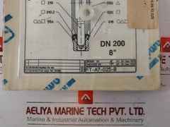 Amri-ksb Dn 200 Isoria 20 Liner &amp; Gasket Kit (8”) Ft-a7-025-b