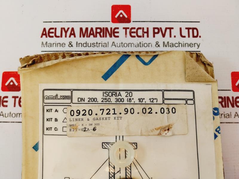 Amri-ksb Dn 300 Isoria 20 Liner &amp; Gasket Kit (12”) Ft-a7-025-b