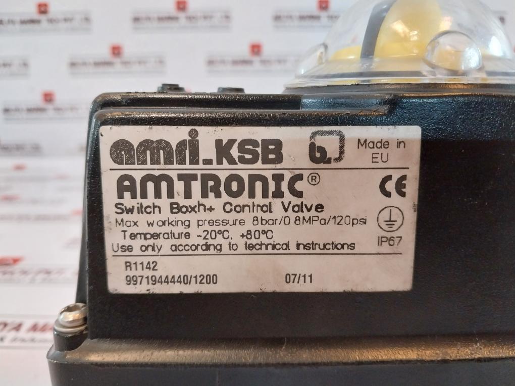 AMRI-KSB R1142 Switch Box & Control Valve -20˚C, +80˚C R1142