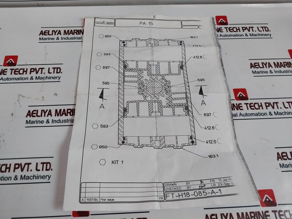 Amri Ksb Division Pa15 Spare Part Kit Actuator 725.09.12.902