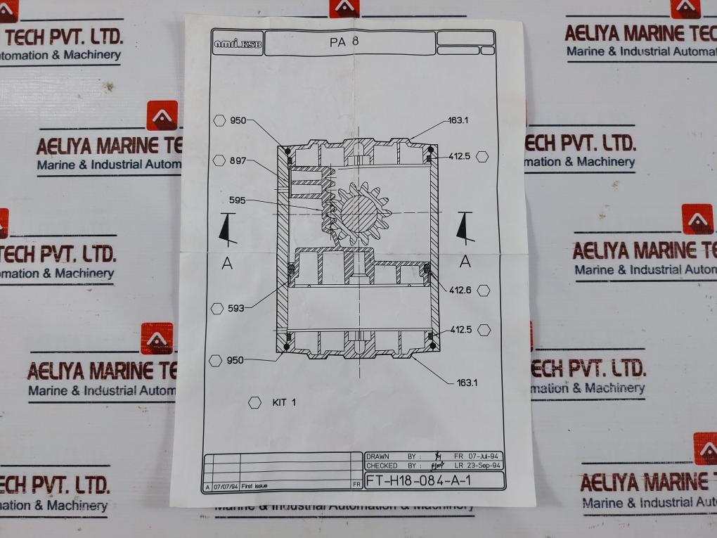 Amri X6835-a-1/5 Spare Parts Kit-actuator Pa8