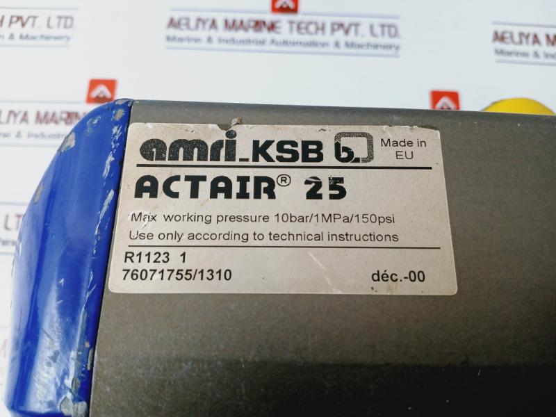 Amriksb Actair 25 Pneumatic Valve Actuator 10Bar 1Mpa 150Psi, 76071755/1310