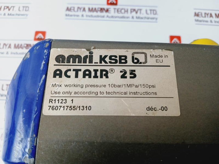 Amriksb Actair 25 Pneumatic Valve Actuator 10Bar 1Mpa 150Psi, 76071755/1310