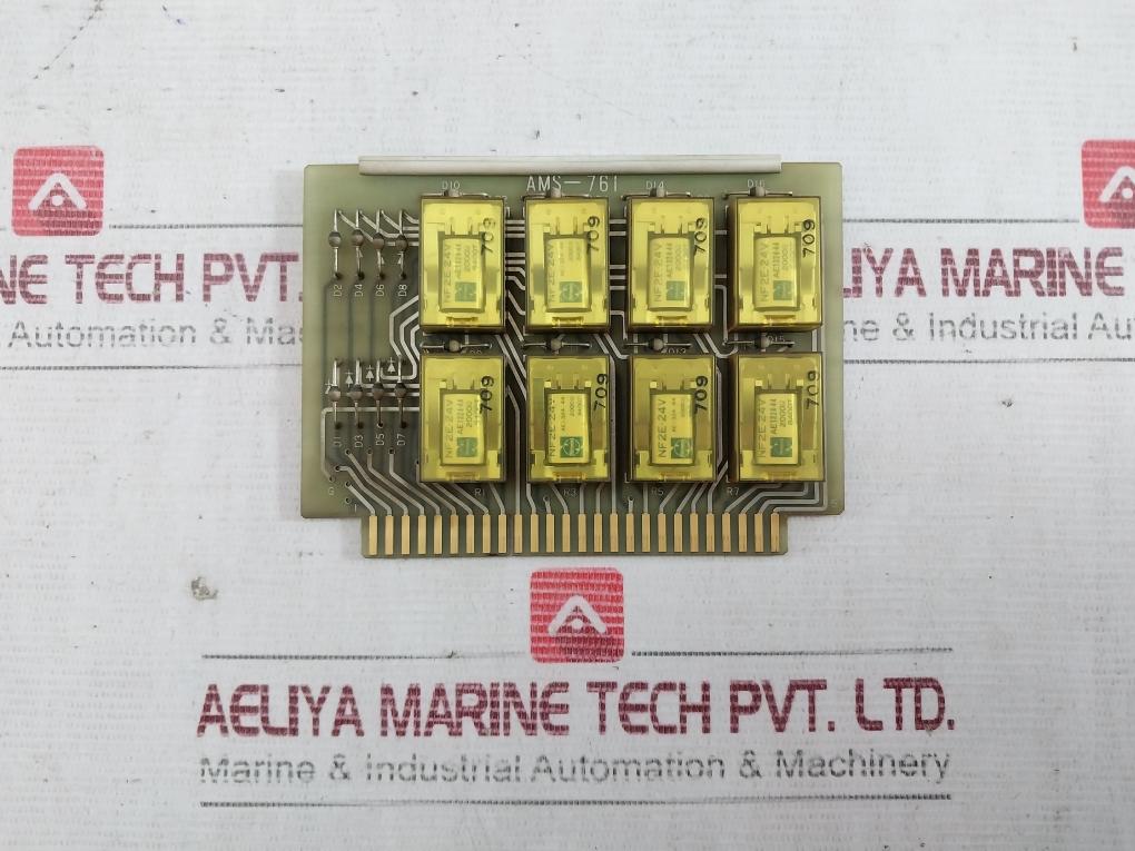 Ams-761 Printed Circuit Board Nf2E-24V Ae1324-44 2000 Ohm 8400T 709