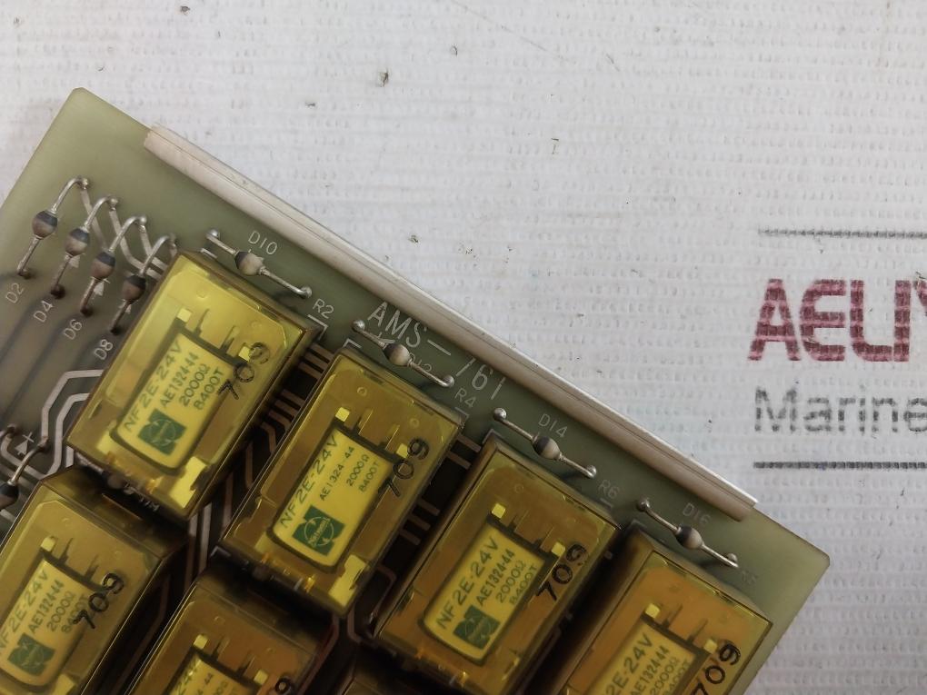 Ams-761 Printed Circuit Board Nf2E-24V Ae1324-44 2000 Ohm 8400T 709