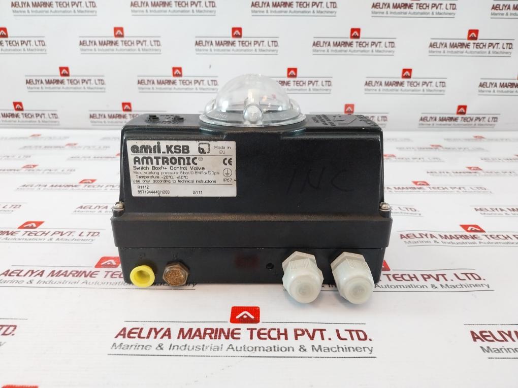 Amtronic R1142 Switch Box H+ Control Valve, Ip67, 8 Bar