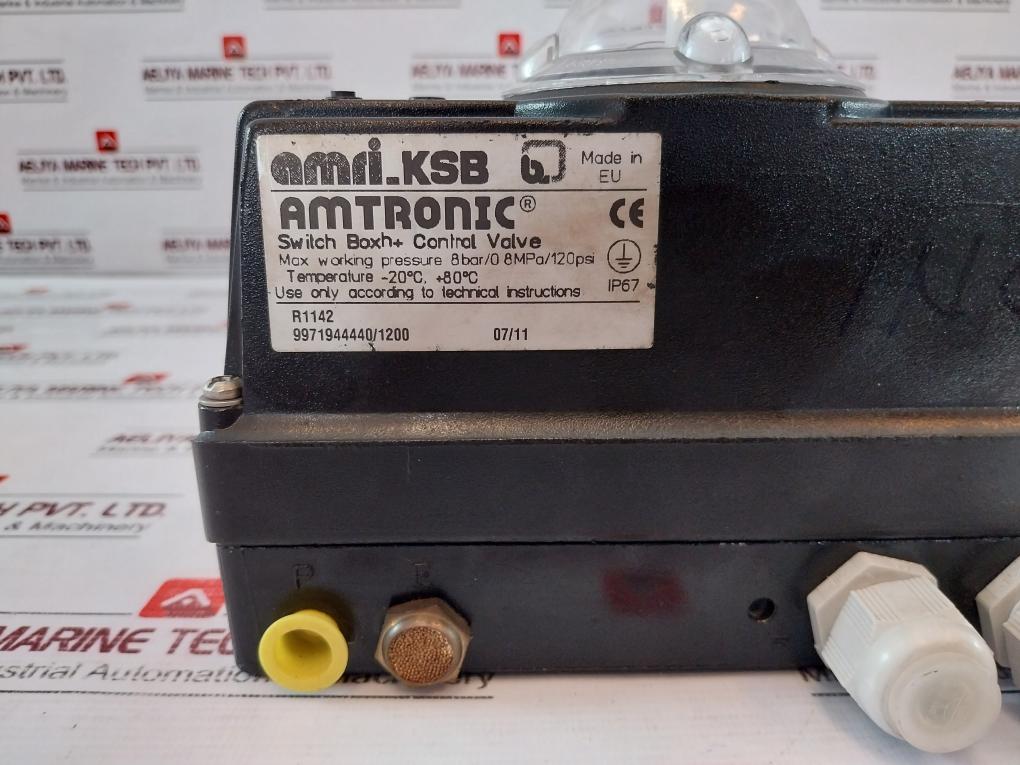 Amtronic R1142 Switch Box H+ Control Valve, Ip67, 8 Bar