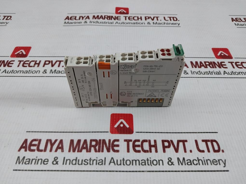 Analog-Input-Module-By-Wago-24v-Dc-750-453-6