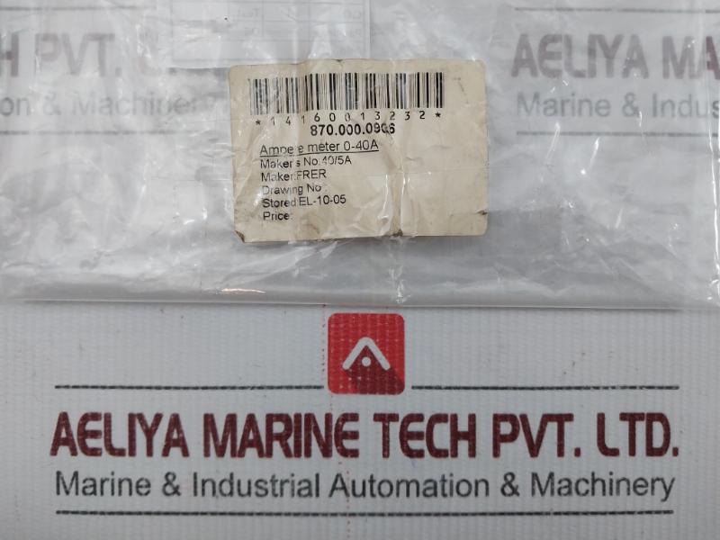 Analog Ammeter Frer 0-40/80A Ct 40/5A