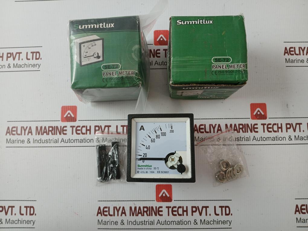 Analog Ammeter 0 To 200 A Summitlux Se-72