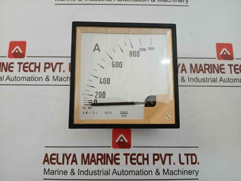 Analog Ammeter Ea19 Lumel 0 To 1600 A