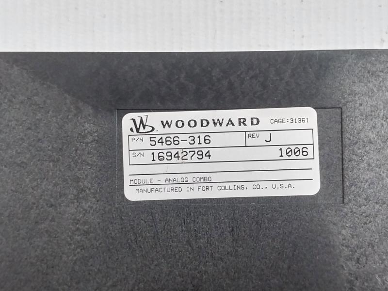 Analog Combo Module 5466-316 Woodward