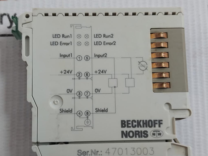 Analog Input Ethercat Terminal 4…20 Ma Beckhoff Noris Nl3052