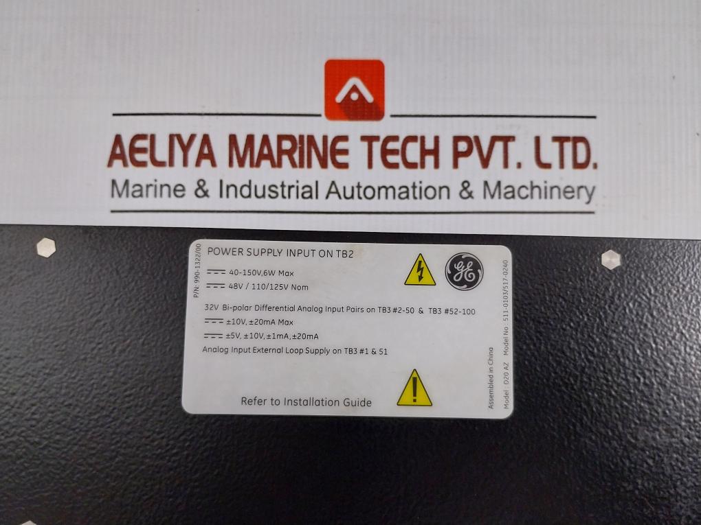 Analog Input Pcb Module 40-150V 6W Ge Westerm D20 Az