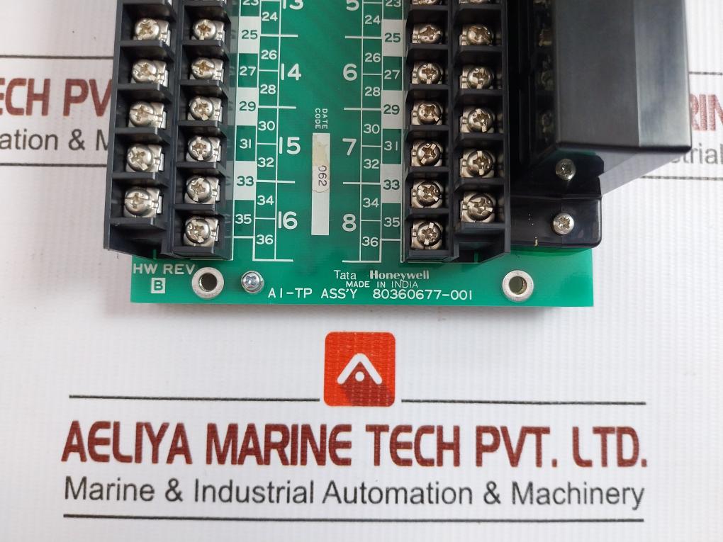 Analog Input Remote Terminal Panel 80360677-001 Honeywell