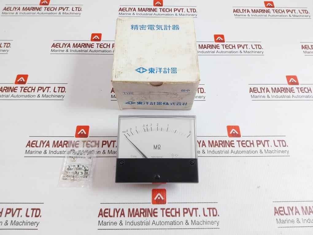 Analog Insulation Resistance Panel Meter Dcf-12N Toyo Keiki