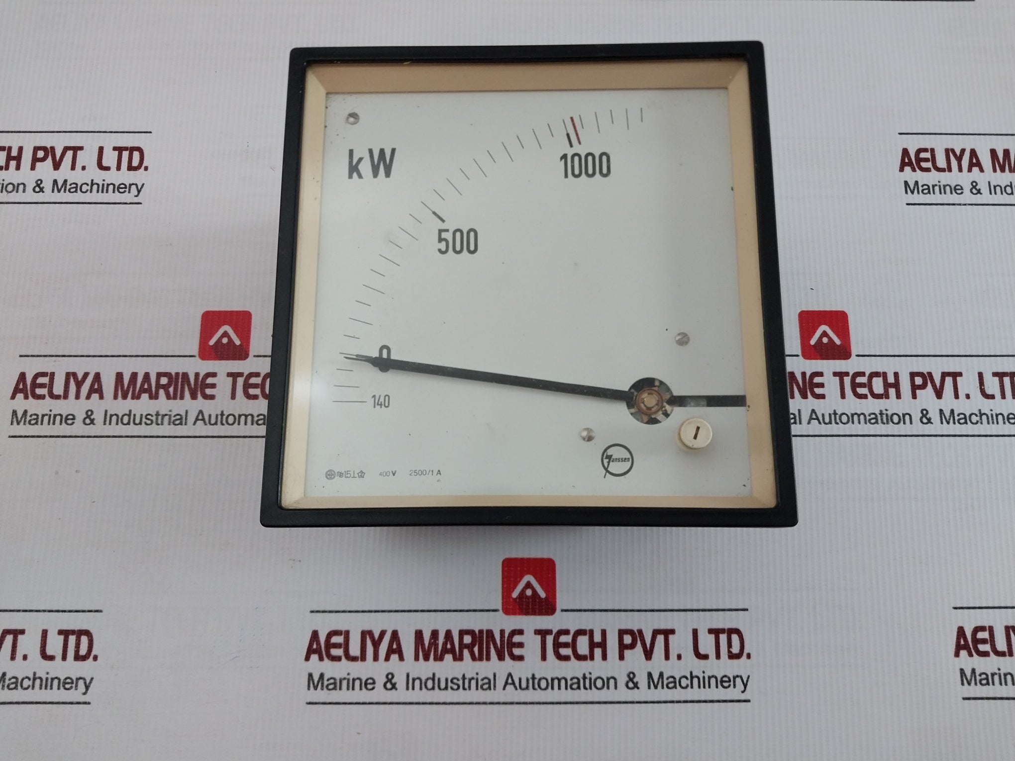 Analog Kilowatt Meter 1901.403 Janssen -140 To 1250 Kw