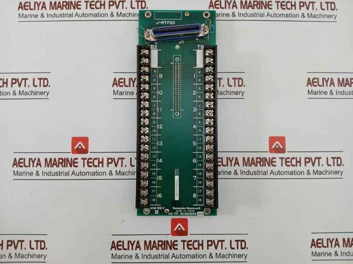 Analog Output Remote Terminal Pcb 80360693-002 Yamatake-honeywell Revision A