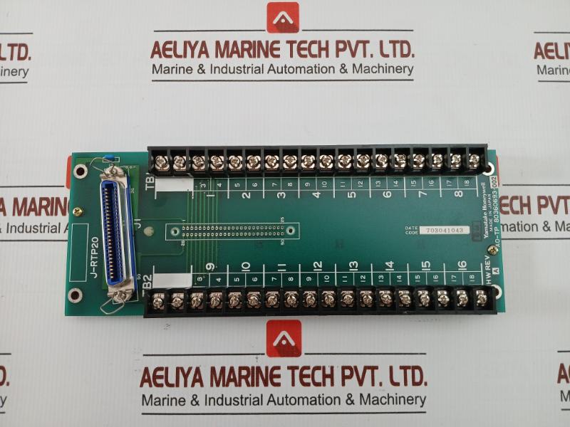 Analog Output Remote Terminal Pcb 80360693-002 Yamatake-honeywell Revision A