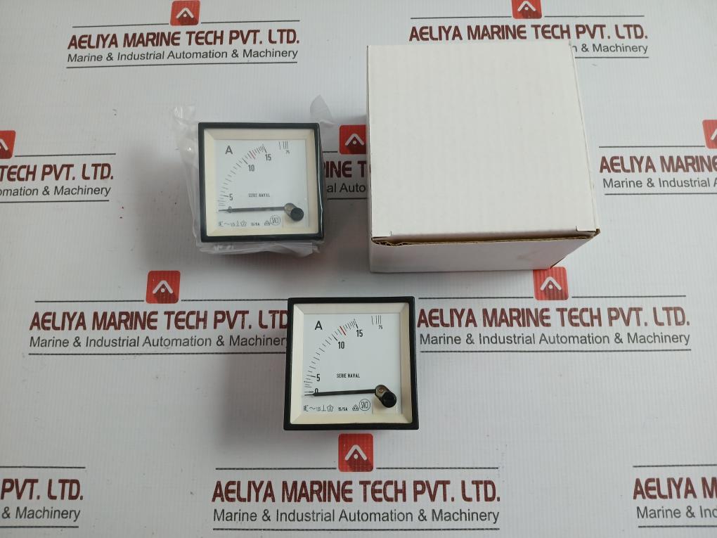 Analog Panel Ammeter 0-15/75A Saci