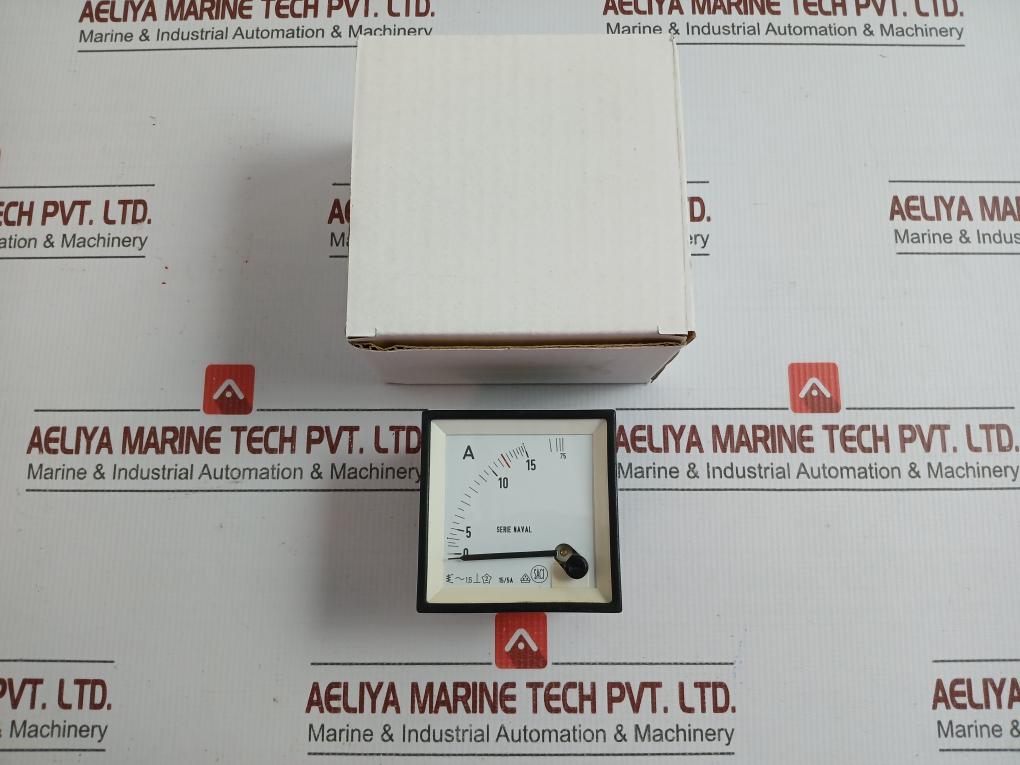 Analog Panel Ammeter 0-15/75A Saci