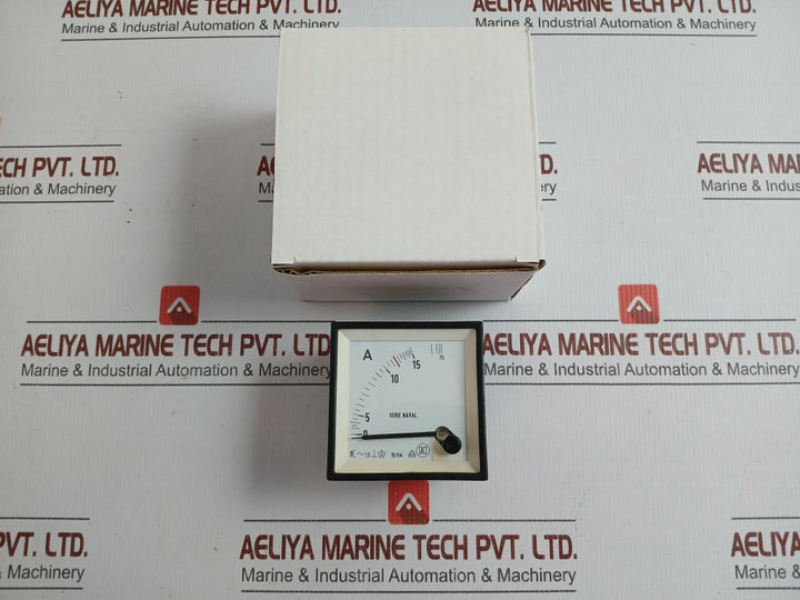 Analog Panel Ammeter 0-15/75A Saci