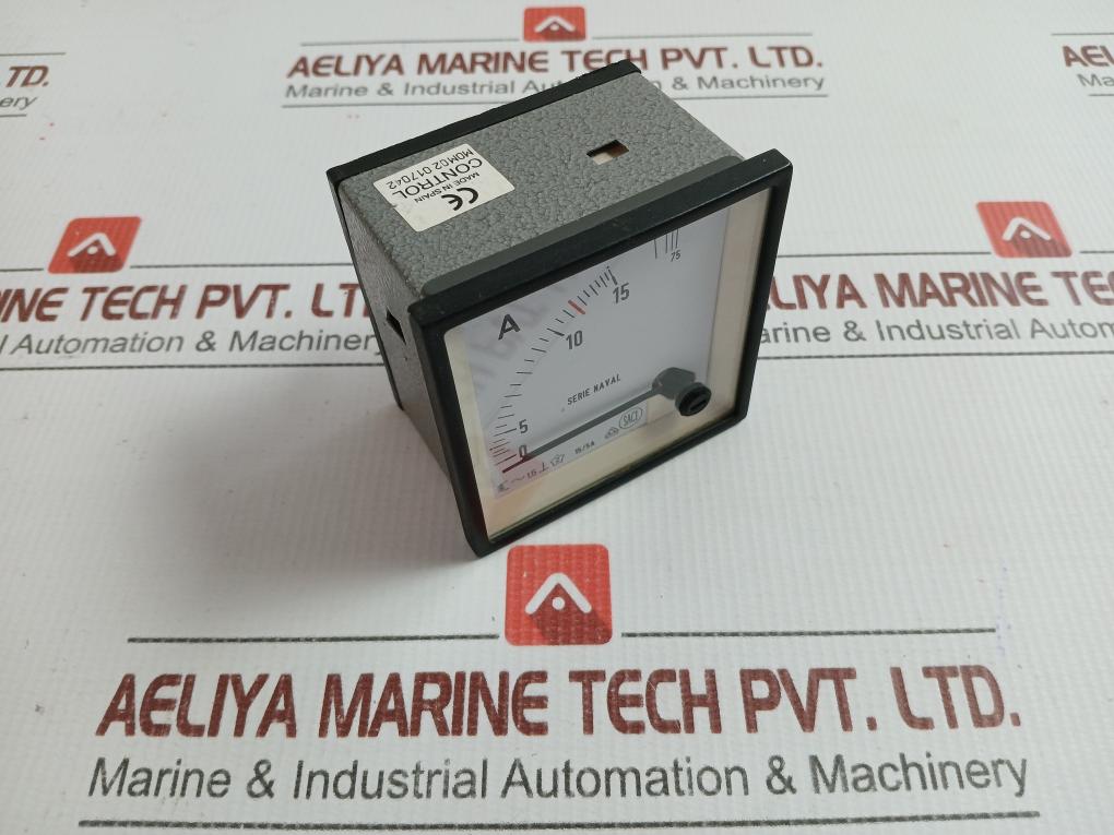 Analog Panel Ammeter 0-15/75A Saci