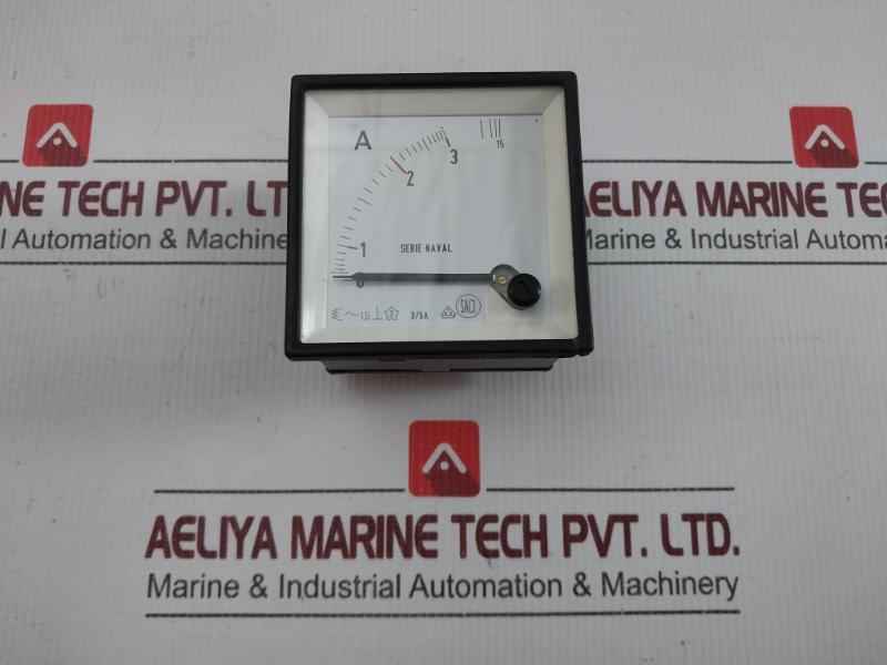 Analog Panel Ammeter 0-3/15 A Saci