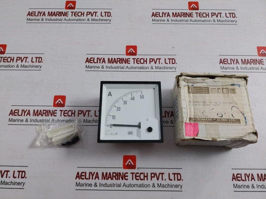 Analog Panel Ammeter 0-50A Automatic Electric 179193/4/74