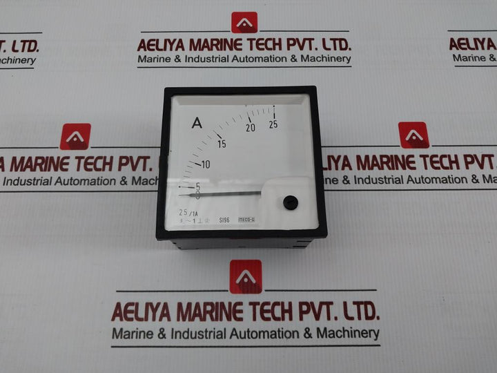 Analog Panel Ammeter Si96 Meco-g 0-25/1A