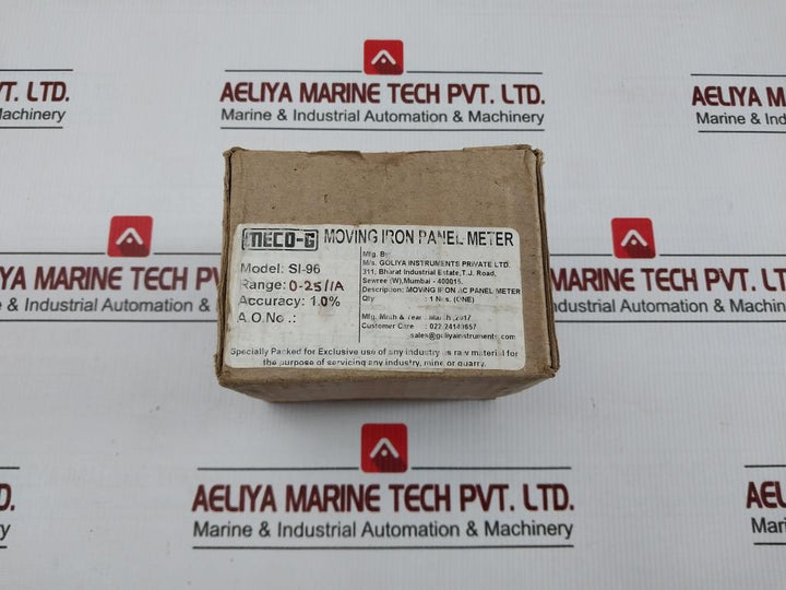 Analog Panel Ammeter Si96 Meco-g 0-25/1A
