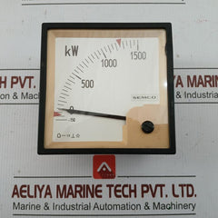 Analog Panel Meter -150 To 1500 Kw Semco