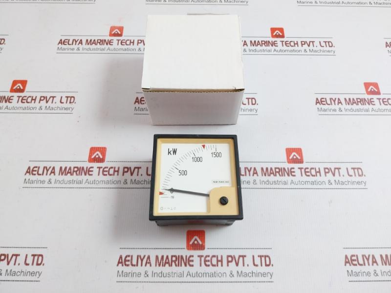 Analog Panel Meter Semco -150 To 1500 Kw