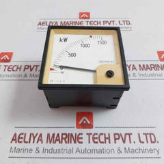 Analog Panel Meter Semco -150 To 1500 Kw