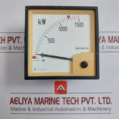 Analog Panel Meter Semco -150 To 1500 Kw