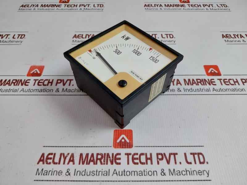 Analog Panel Meter Semco -150 To 1500 Kw
