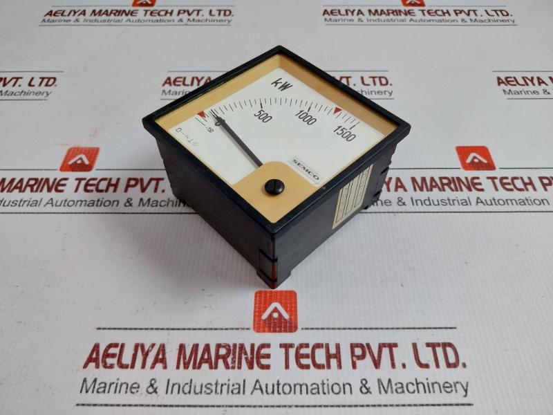 Analog Panel Meter Semco -150 To 1500 Kw