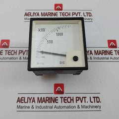 Analog Power Meter -175 To 1000 Kw Deif Dq96-x