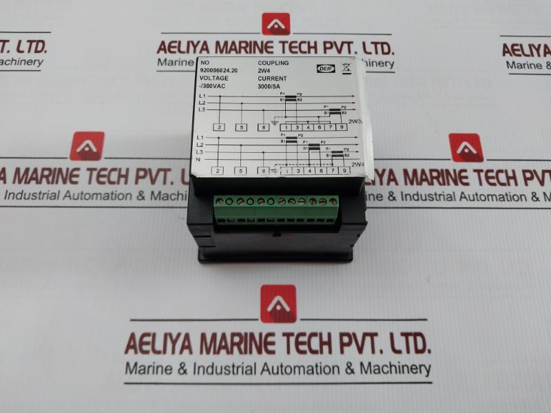 Analog Power Meter -175 To 1000 Kw Deif Dq96-x
