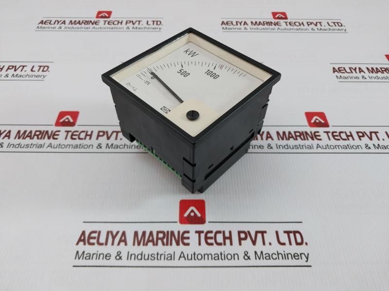 Analog Power Meter -175 To 1000 Kw Deif Dq96-x