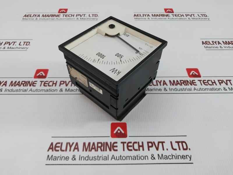Analog Power Meter -175 To 1000 Kw Deif Dq96-x