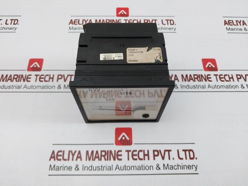 Analog Power Meter -175 To 1000 Kw Deif Dq96-x