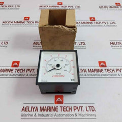 Analog Rpm Meter 0-40 X1000 Rpm Deif Dq96-c