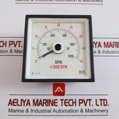 Analog Rpm Panel Meter 0-40 X1000 Deif