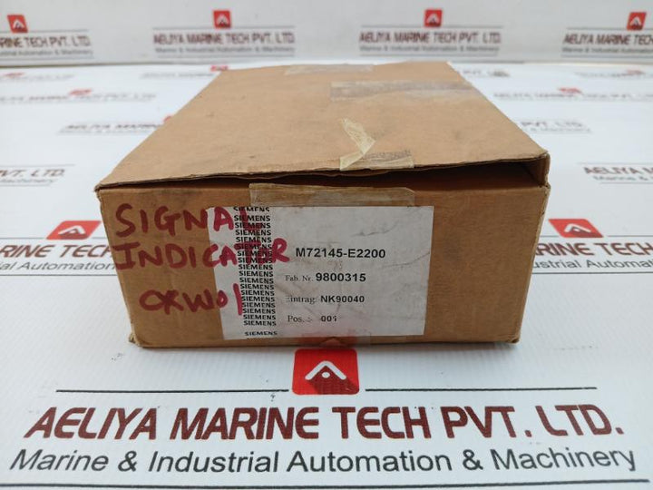 Analog Signal Indicator 4-20 Ma Siemens M72145-e2200
